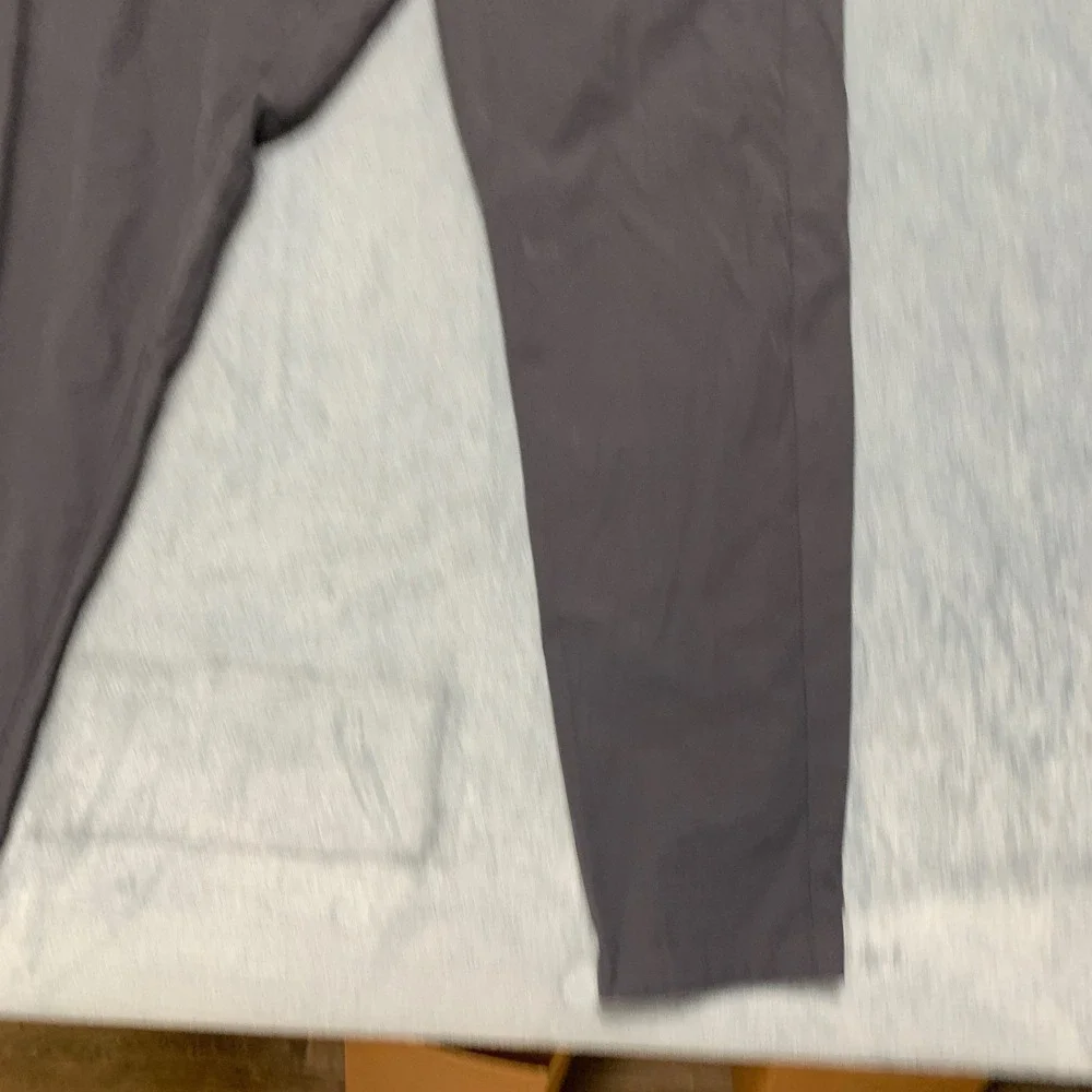 Uniqlo Casual Pants Mens XL Gray Comfort Stretch Mesh Lined Slash Pocket Outdoor